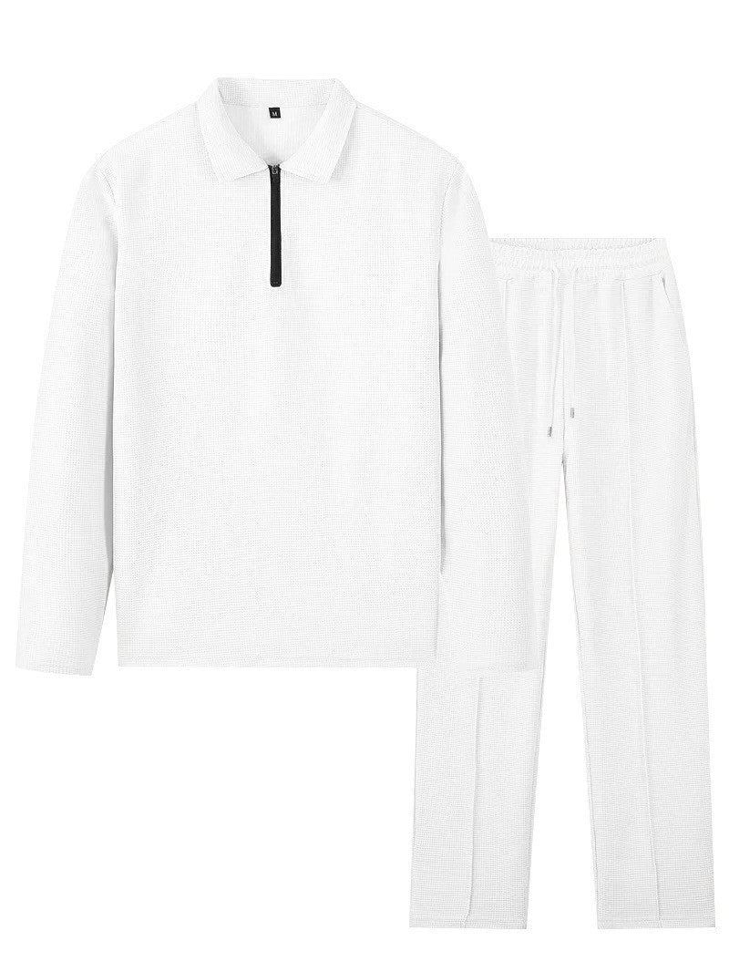 Herren sportliches Poloshirt und Jogginghose Set Stilzeits