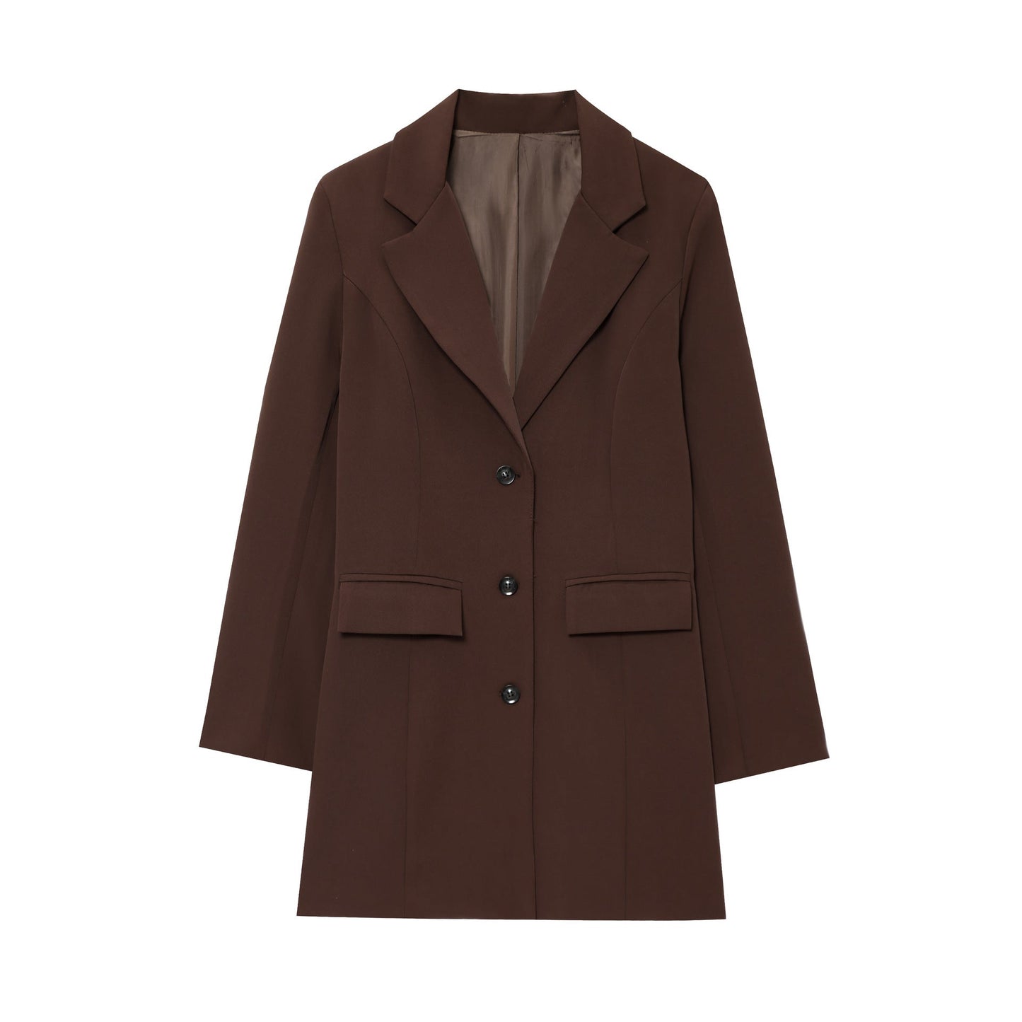 Damen eleganter Blazer mit tailliertem Schnitt Stilzeits