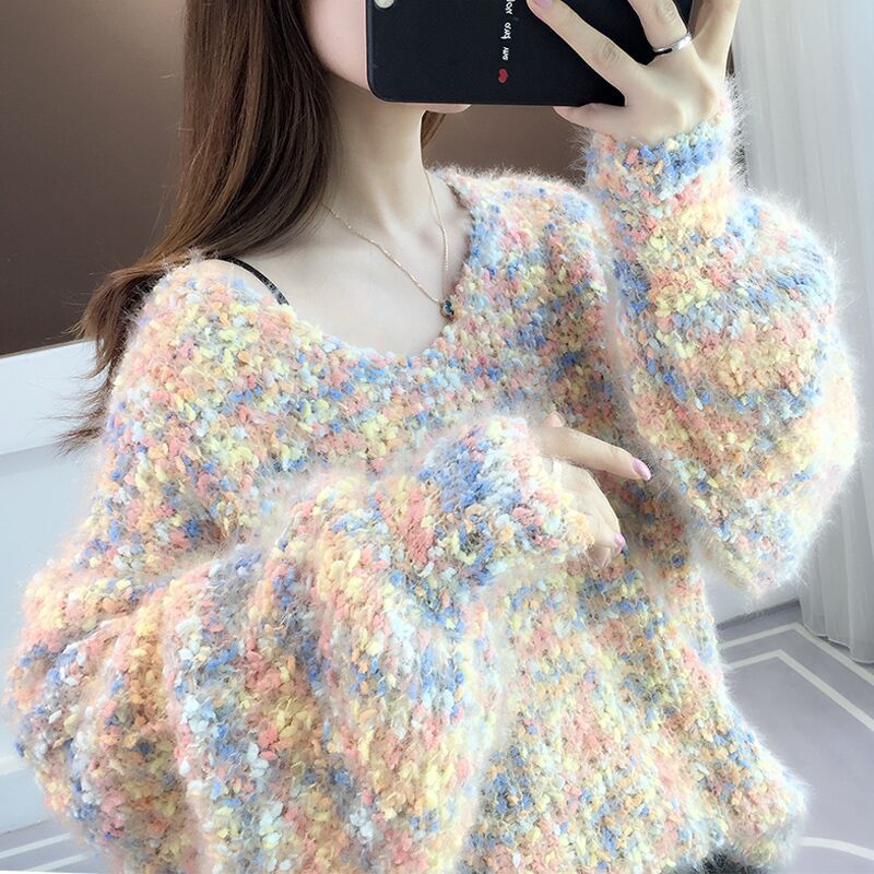 Damen Pullover im lässigen Strickstil Stilzeits