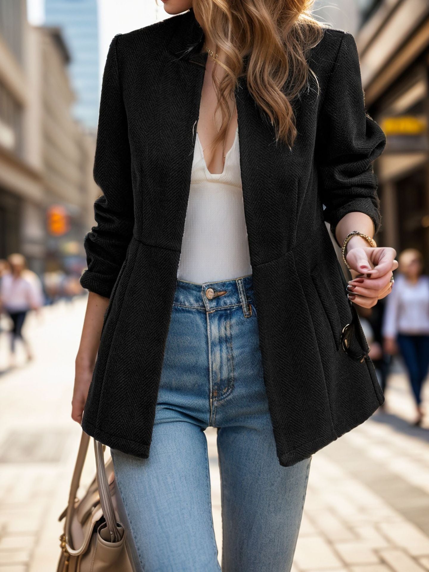 Damen Eleganter und stilvoller Blazer Stilzeits