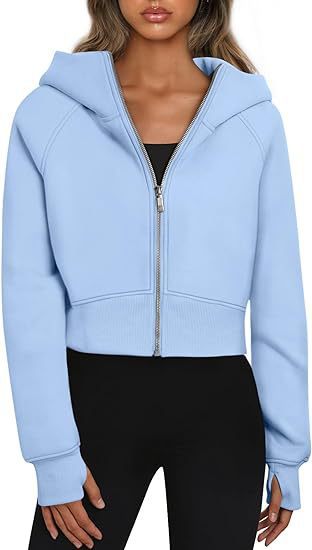 Damen cropped Kapuzenjacke Stilzeits