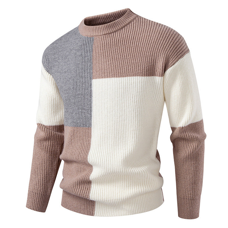 Herren stilvoller und komfortabler gestrickter Pullover Stilzeits