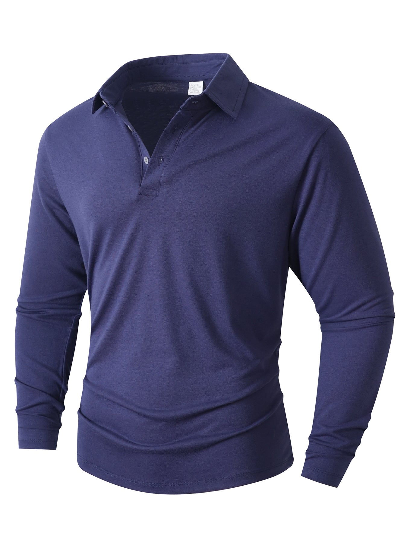 Herren Langarm Poloshirt mit modernem Schnitt Stilzeits