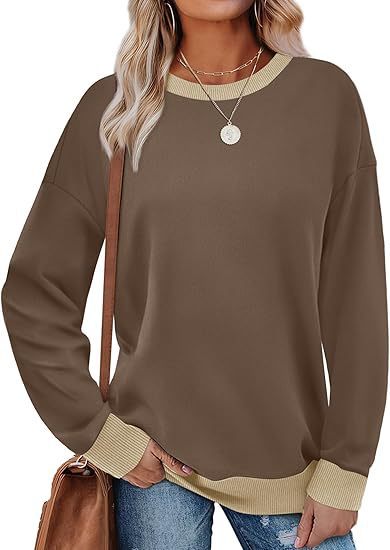 Damen bequemer Sweatshirt mit Raglanärmeln und dekorativem Kragen Stilzeits