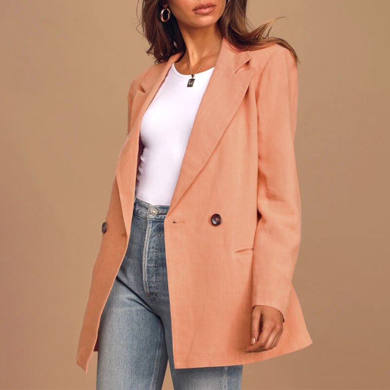 Stilzeits | Blazer - Oversized Fit - Zweireihig mit Knöpfen - Klassische Revers