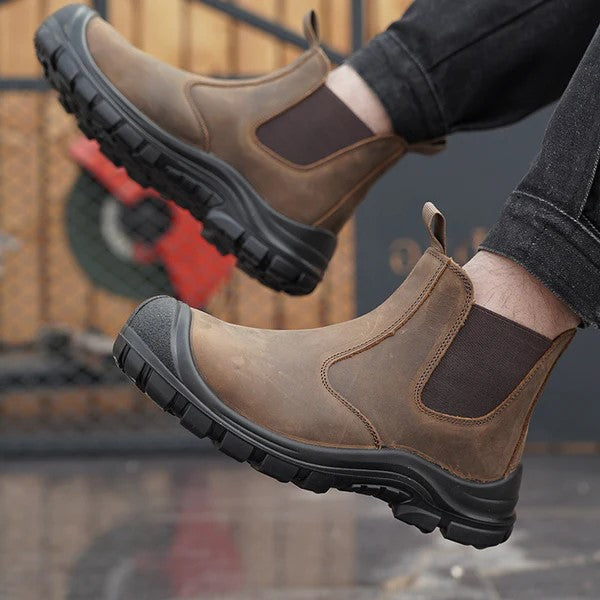Männerschuhe: Hochwertige, wasserabweisende und rutschfeste Chelsea-Boots