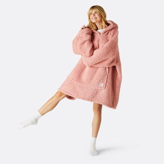 Pinker Sherpa HappyHoodie - Stilzeits