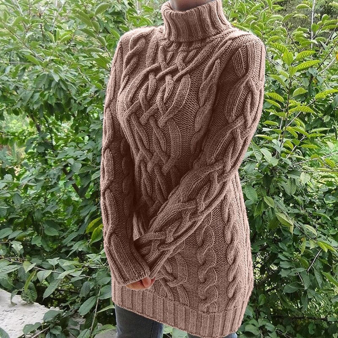 Skyla: Trendiger Damen-Rollkragenpullover im stylischen Design