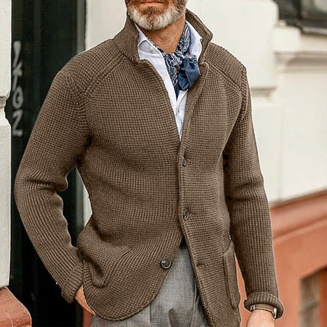 Warmer Strickcardigan für Herren – Gemütliche Oberbekleidung