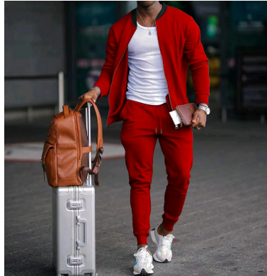 Herren Freizeit Zweiteiliges Set Mit Langarm | Zweiteilig