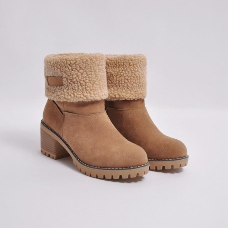 Winter-Warmstiefel mit Futter für Damen