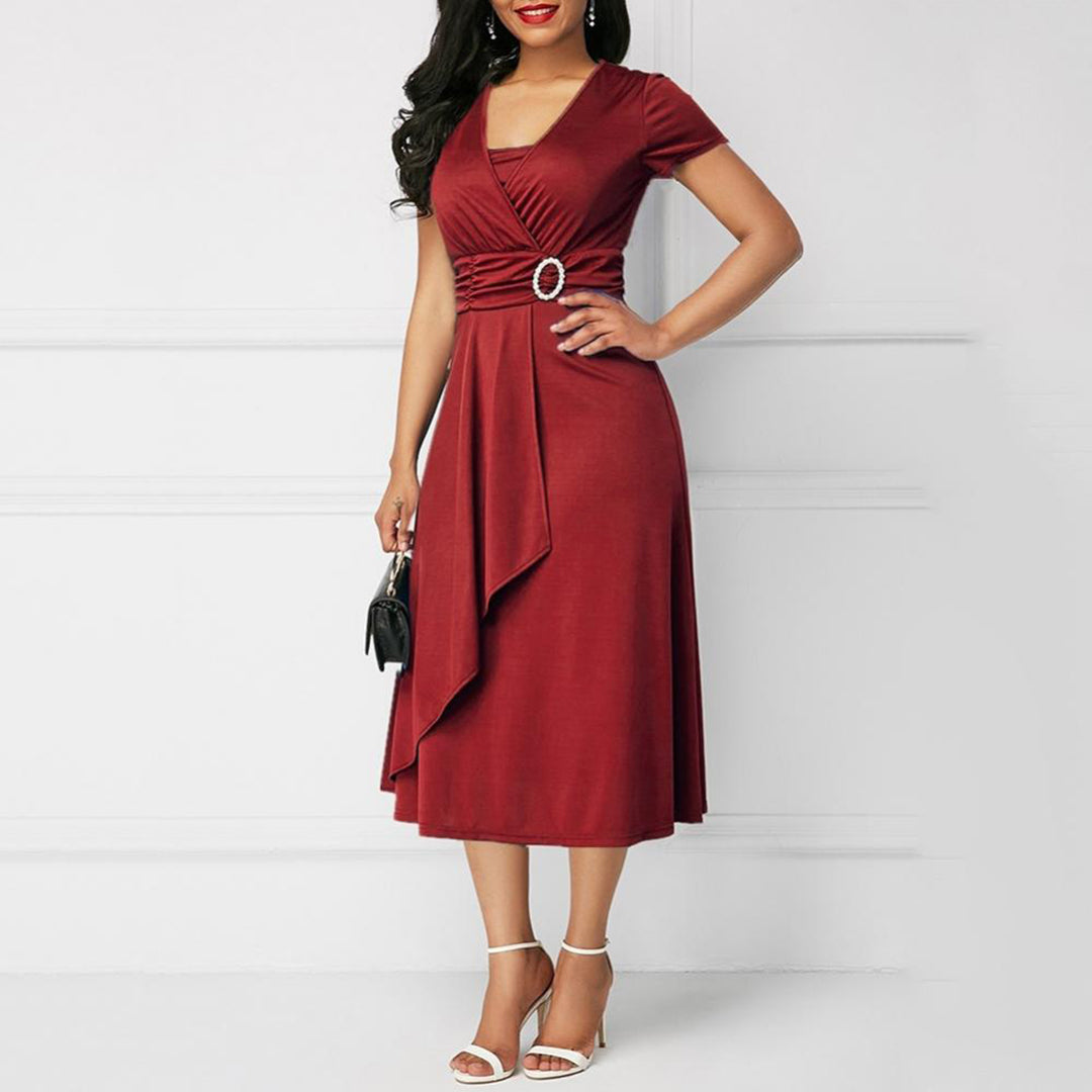 Filomena: Elegantes Midi-Kleid
