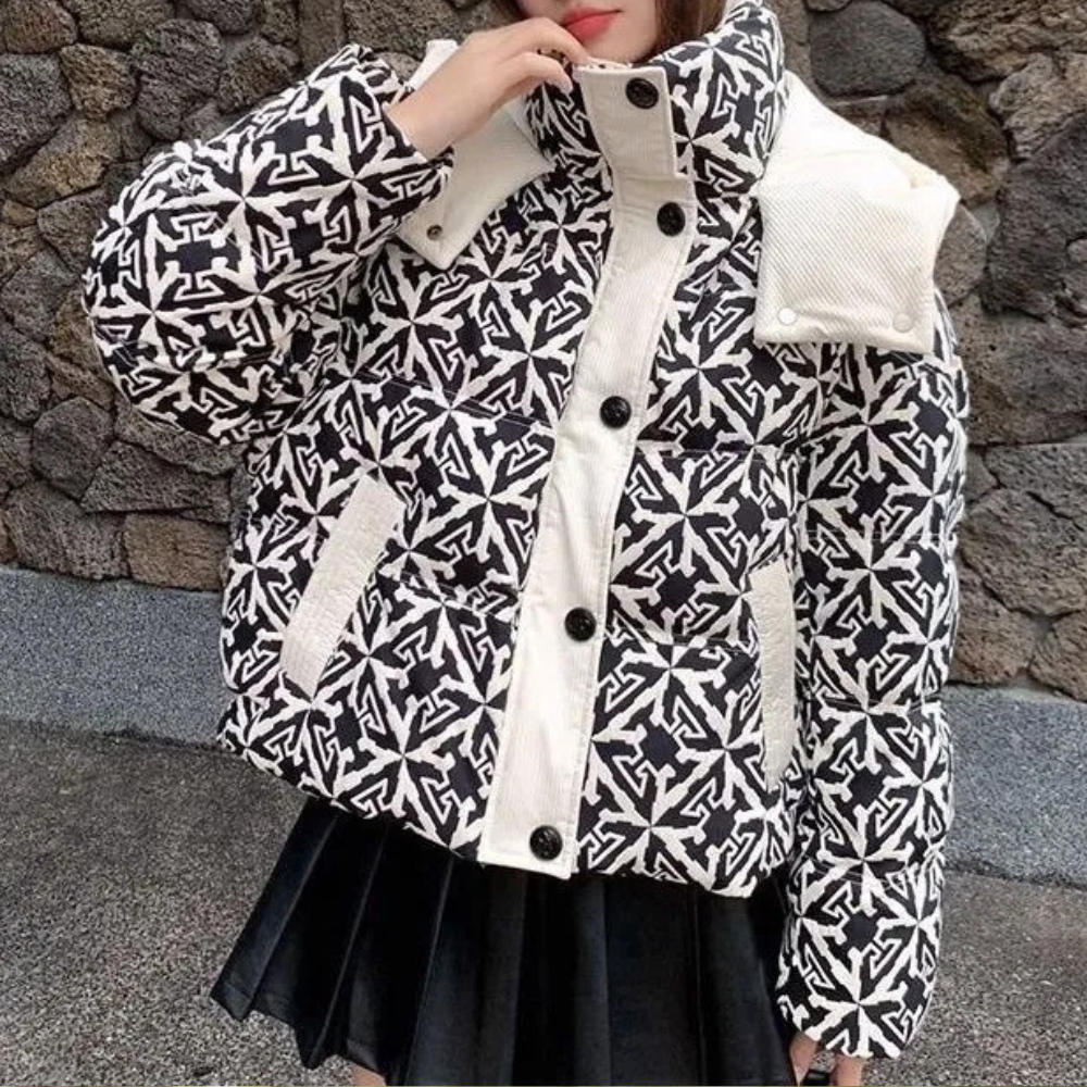 Stilzeits | Winterbereite Moderne Pufferjacke für Frauen