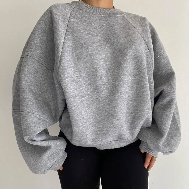 Damen Oversize Eleganter Pullover - Weich und Leicht