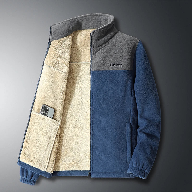 Stilzeits | Weiche Fleecejacke mit Taschen Polyester Sportlich und Warm