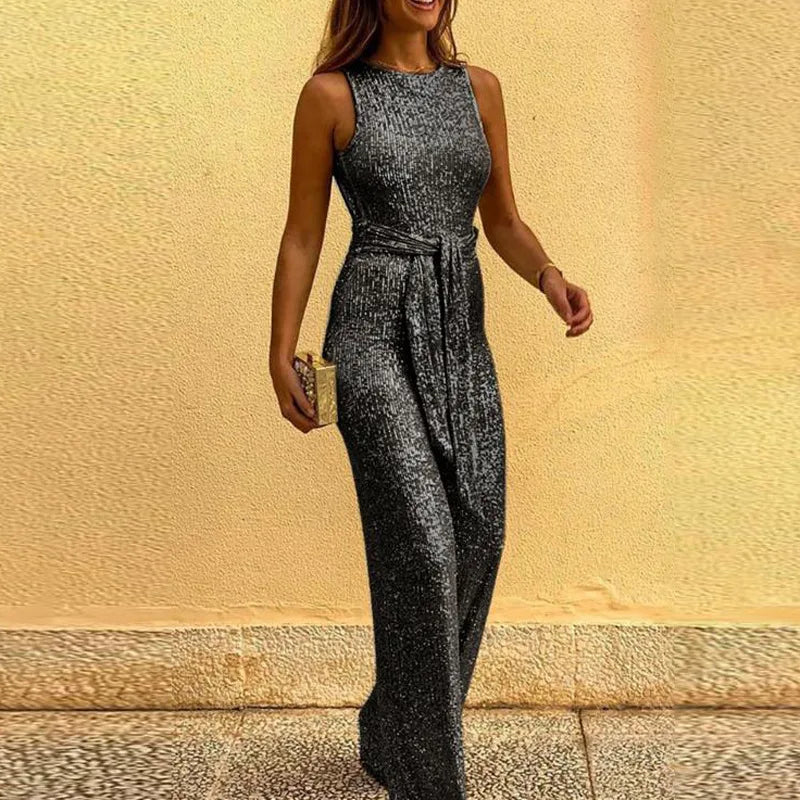 Serafina Elegant Sequin Jumpsuit