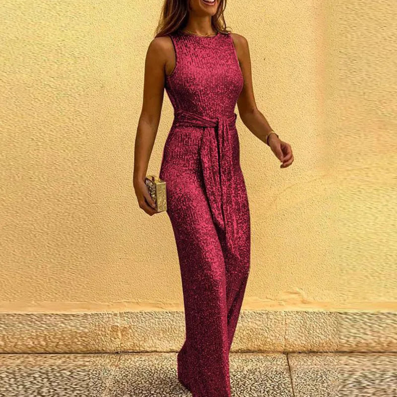 Serafina Elegant Sequin Jumpsuit