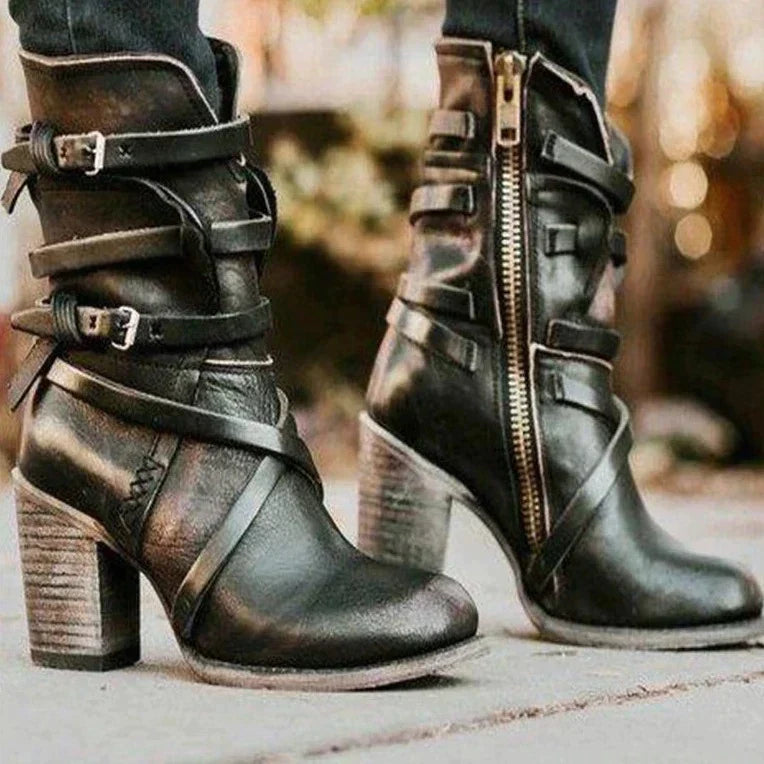 Stilzeits | Frauen Retro Stiefel