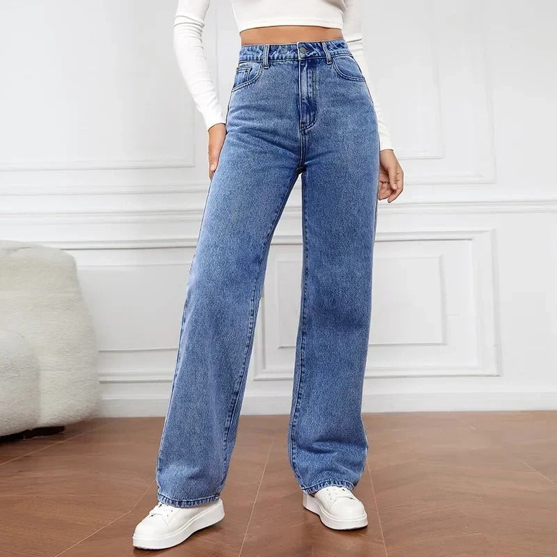 Vexan Damenjeans mit hoher Taille