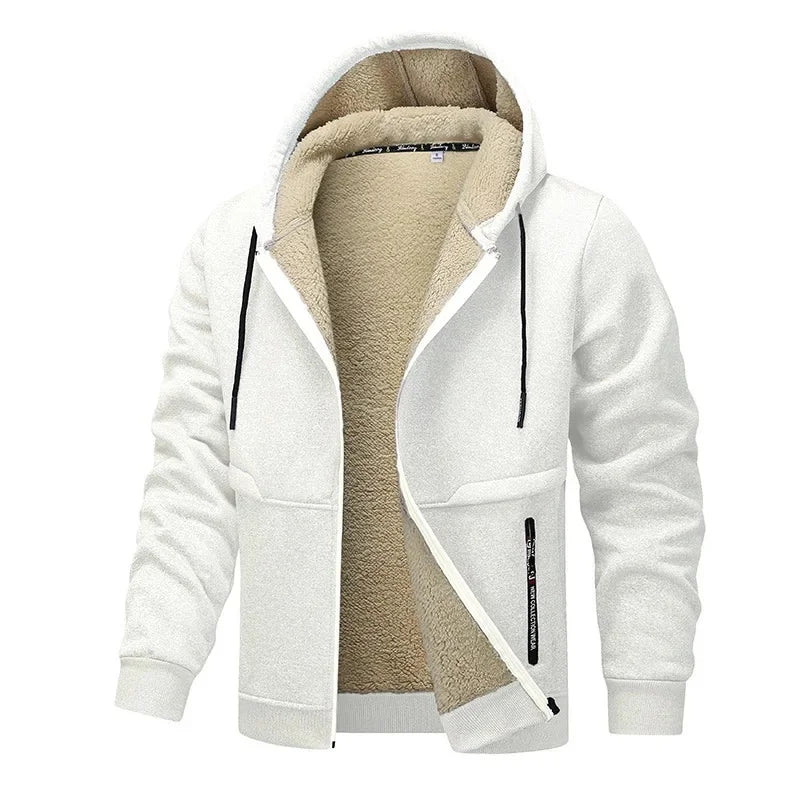 Herren Lässige Fleecejacke Mit Langarm | Winter