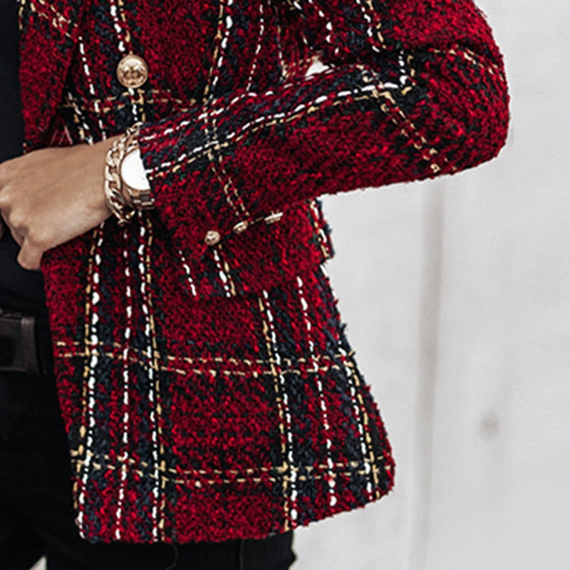 Stilzeits | Schicker Karoblazer für Frauen