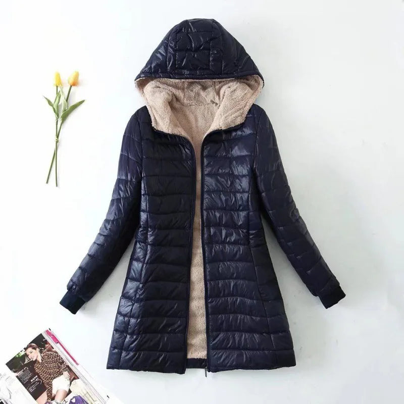 Stilzeits | Winter Fleece Jacke mit Kapuze