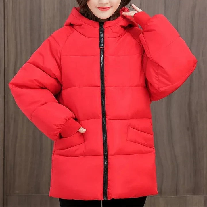 Stilzeits | Lange mit Kapuze und Lockerer Schnitt für Frauen Ideal für Den Winter