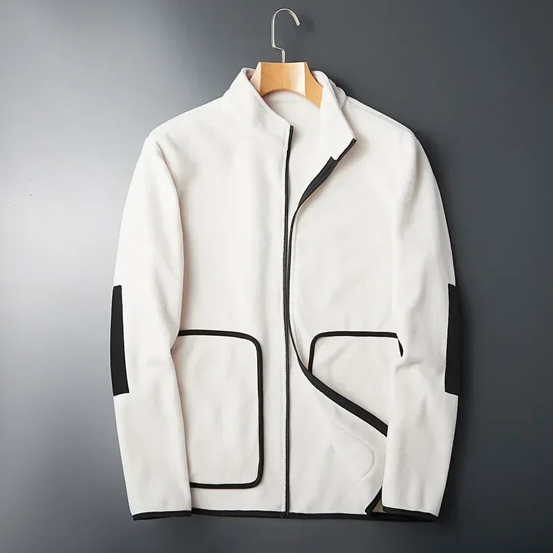 Stilzeits | Herren-Fleecejacke mit Kontrastierenden Details - Erian