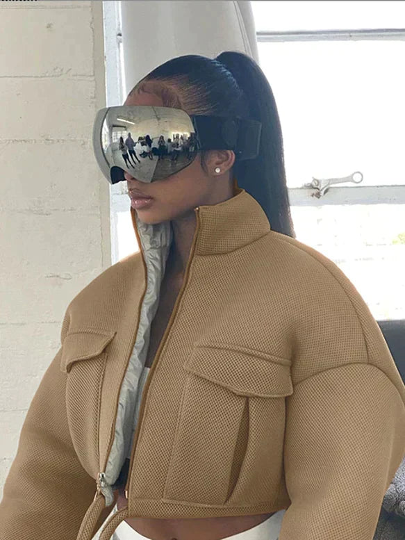 Stilzeits | Frauen Cropped Jacke