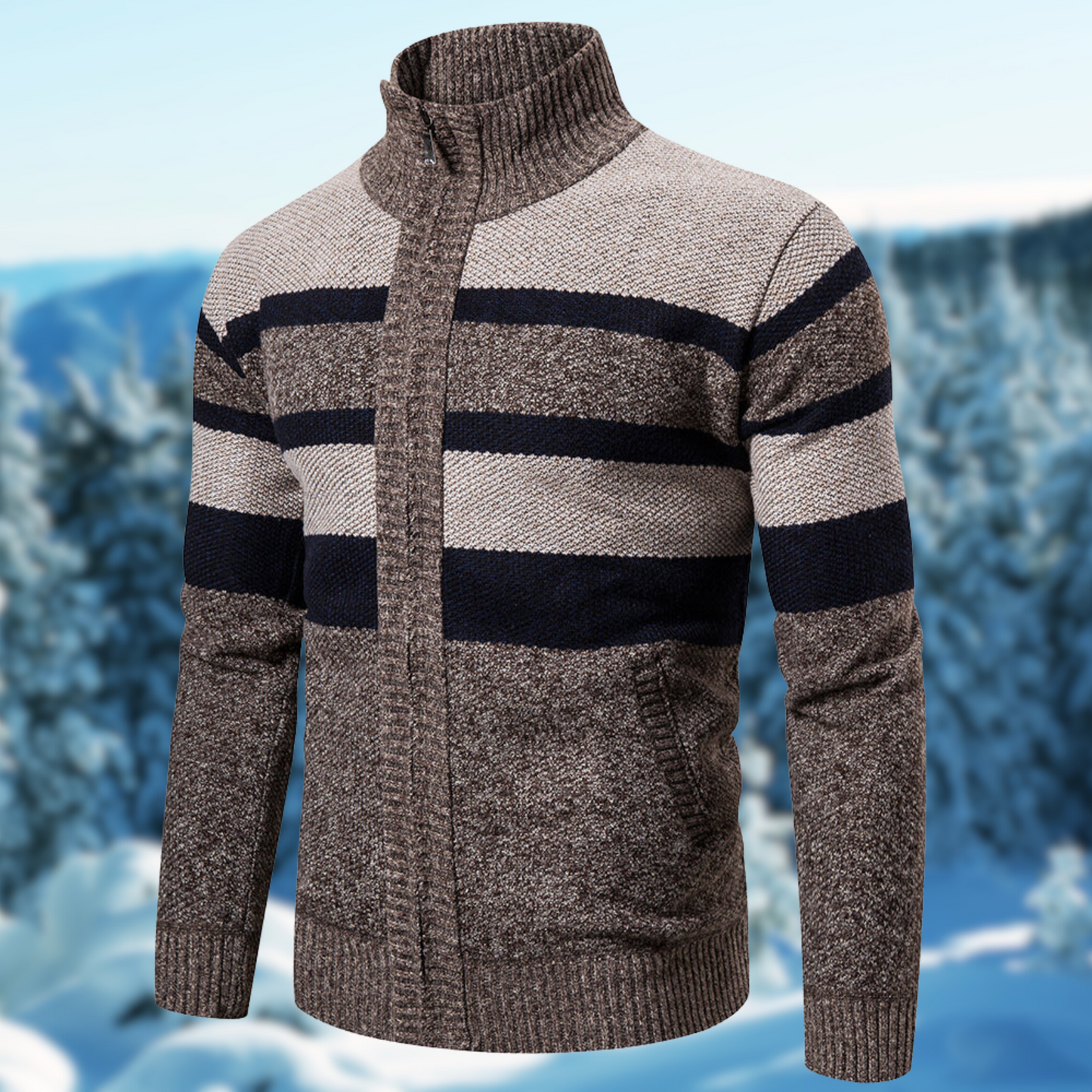 Stilzeits | Herren Gestreifter Pullover