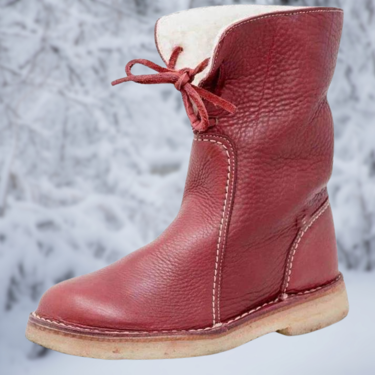 Wasserdichte Fleece-Stiefeletten von Elsa mit Wollfutter