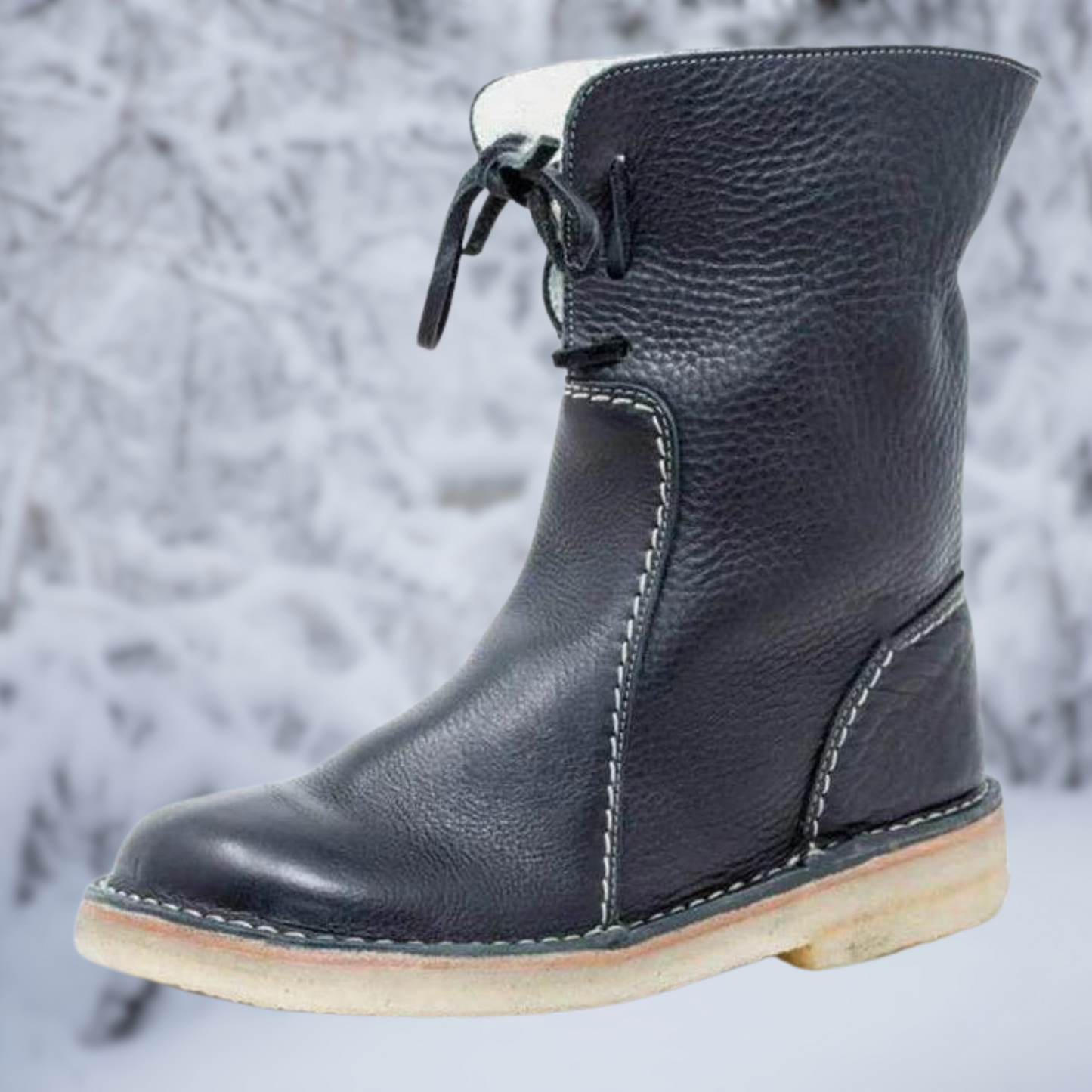 Wasserdichte Fleece-Stiefeletten von Elsa mit Wollfutter