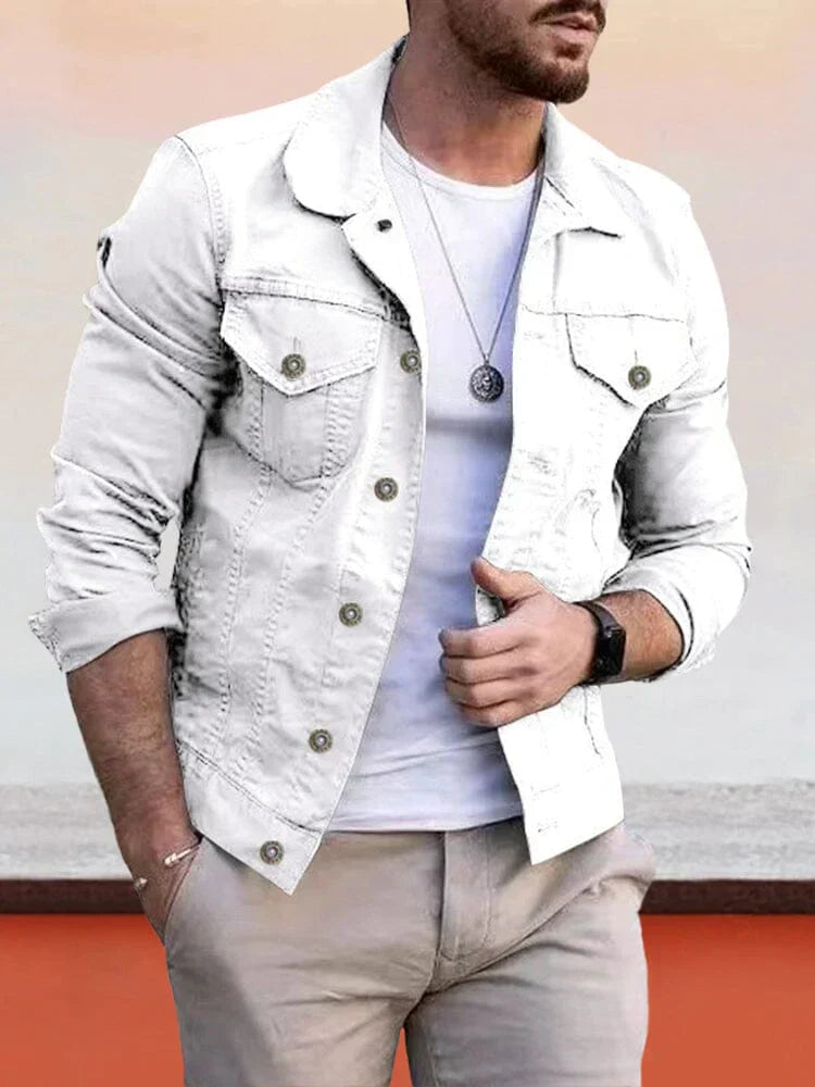 Stilzeits | Jeansjacke mit Knöpfen