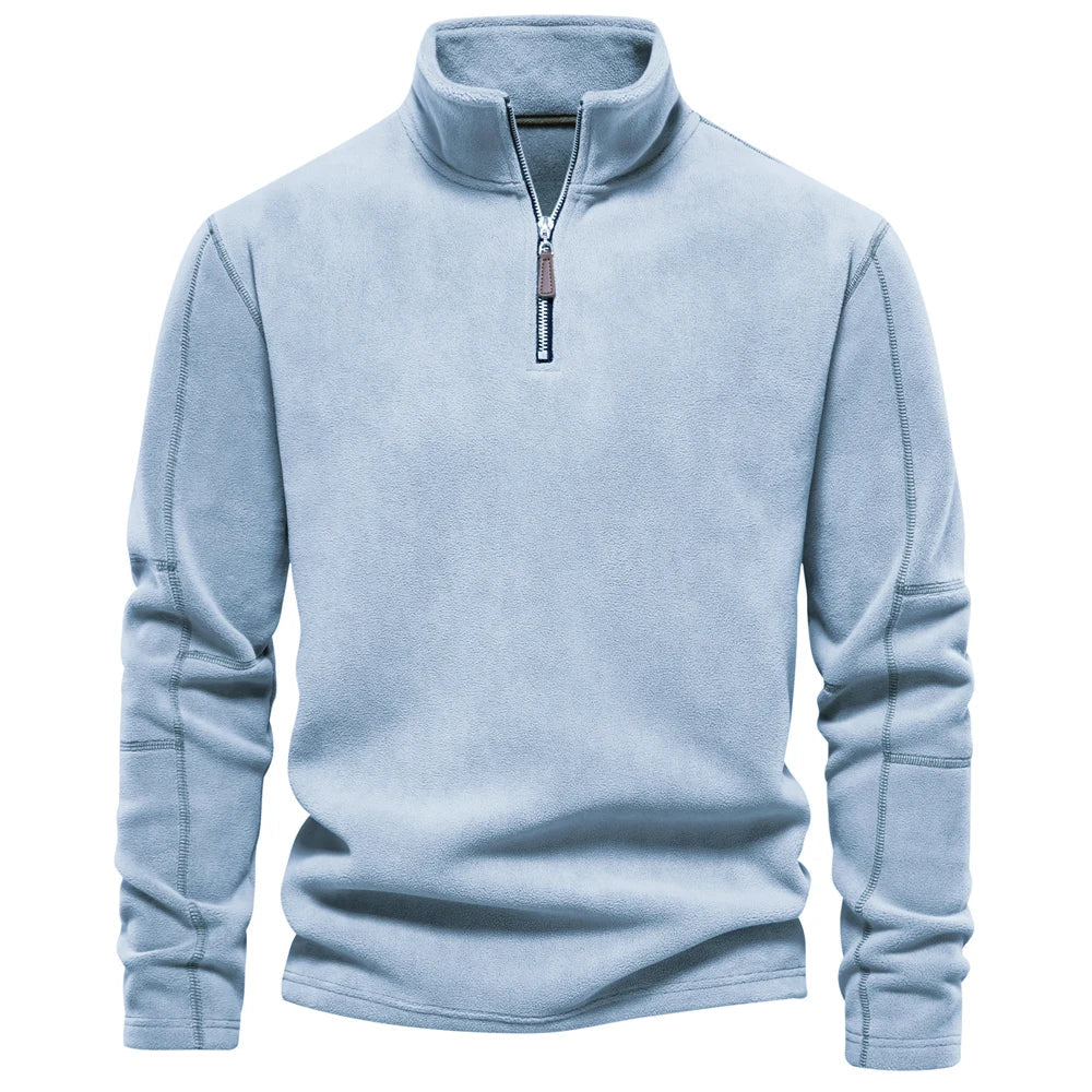 Stilzeits | Weiches Fleece Sweatshirt mit Reißverschluss Warm und Komfortabel Ideal für Kaltes Wetter