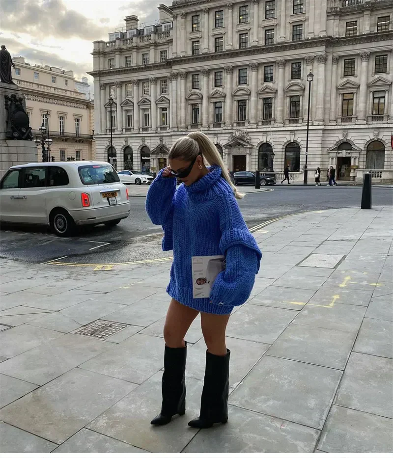 Stilzeits | Chunky Strickpullover Oversized und Trendy Perfekt für Den Herbst