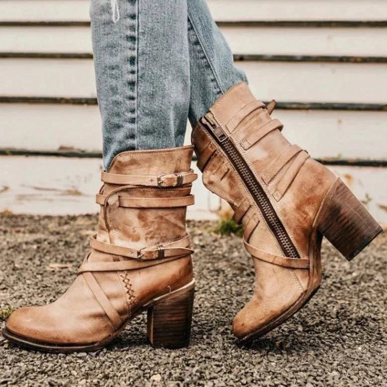 Stilzeits | Frauen Retro Stiefel