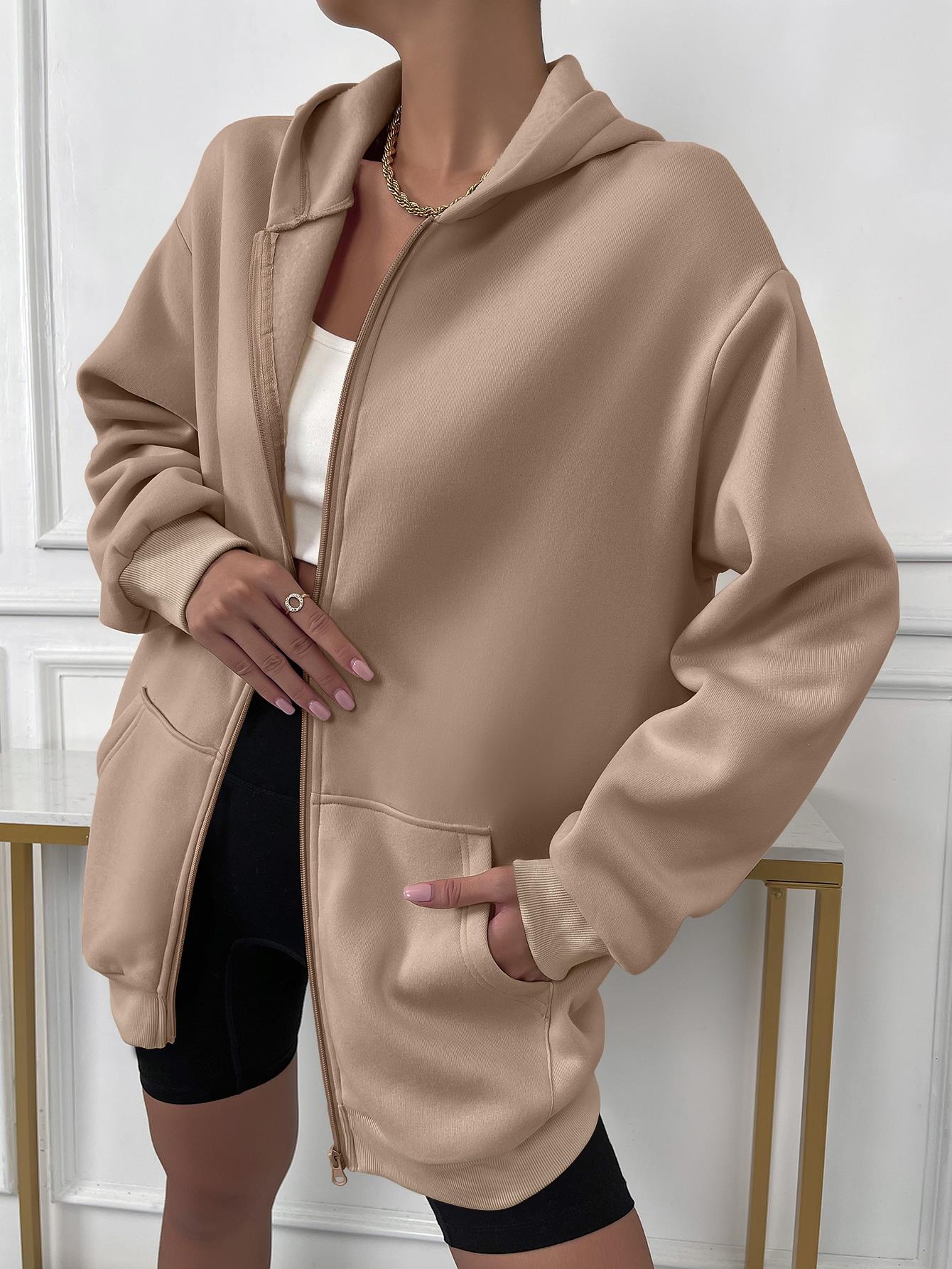 Stilzeits | Vest mit Reißverschluss und Kapuze für Damen