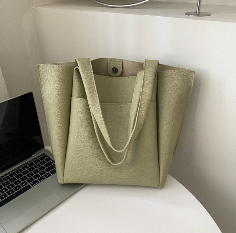 Luxuriöse Damen Leder Tote Bag – Stilvolles Alltags-Accessoire