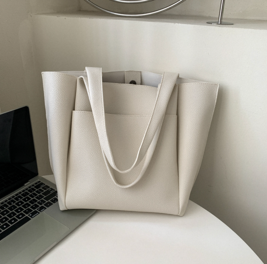 Luxuriöse Damen Leder Tote Bag – Stilvolles Alltags-Accessoire