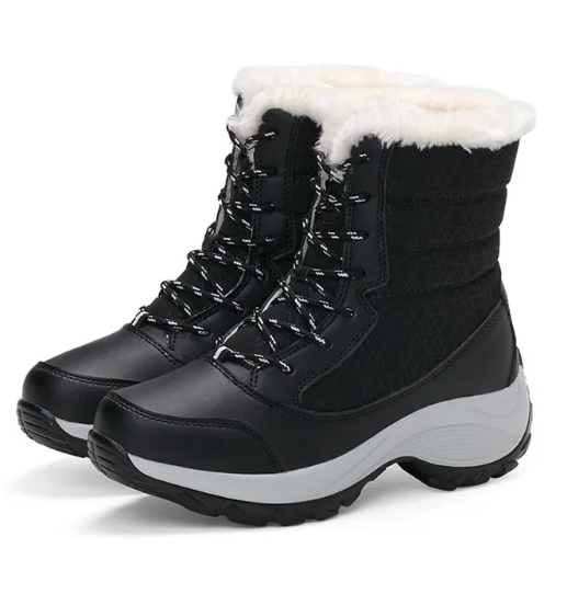 Stilzeits | Winter Dick High-Top Plus Pelz Stiefel