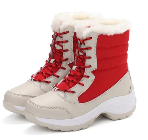 Stilzeits | Winter Dick High-Top Plus Pelz Stiefel