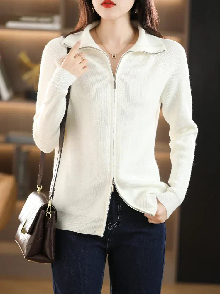 Stilzeits | Weste mit Doppelreißverschluss – Celeste