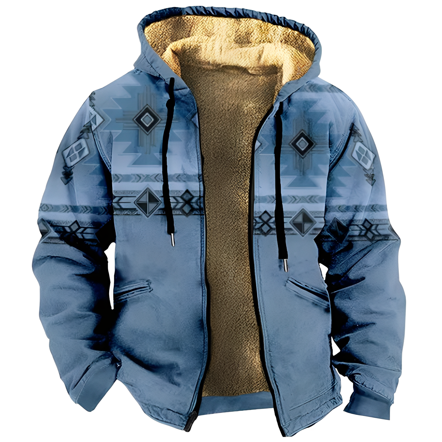 Stilzeits | Kapuzenjacke im Tribal-Stil für Herren