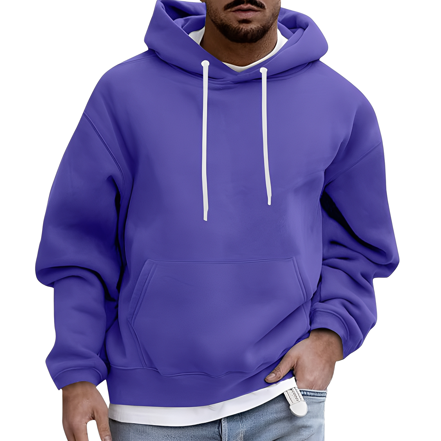 Stilzeits | Lässiger Hoodie mit Tasche für Männer