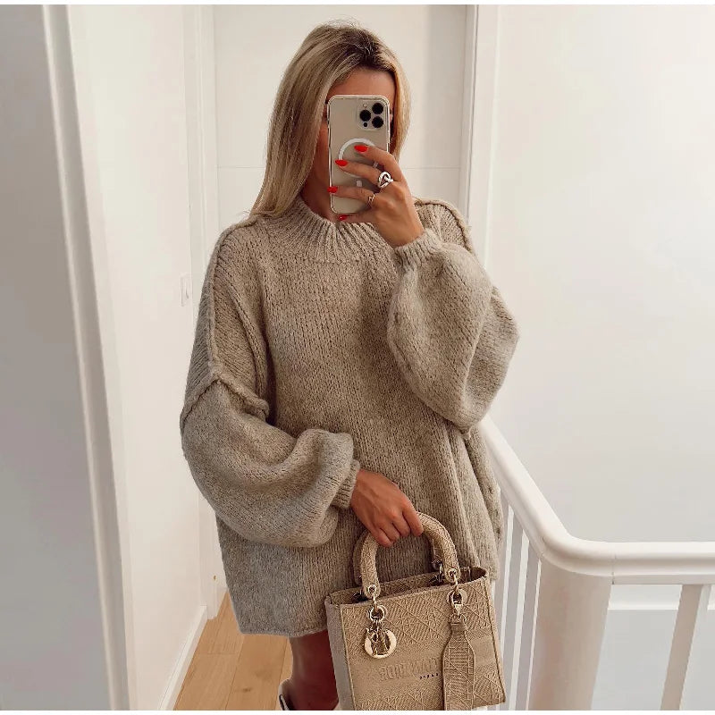 Stilzeits | Weicher Oversized Strickpullover Für Damen