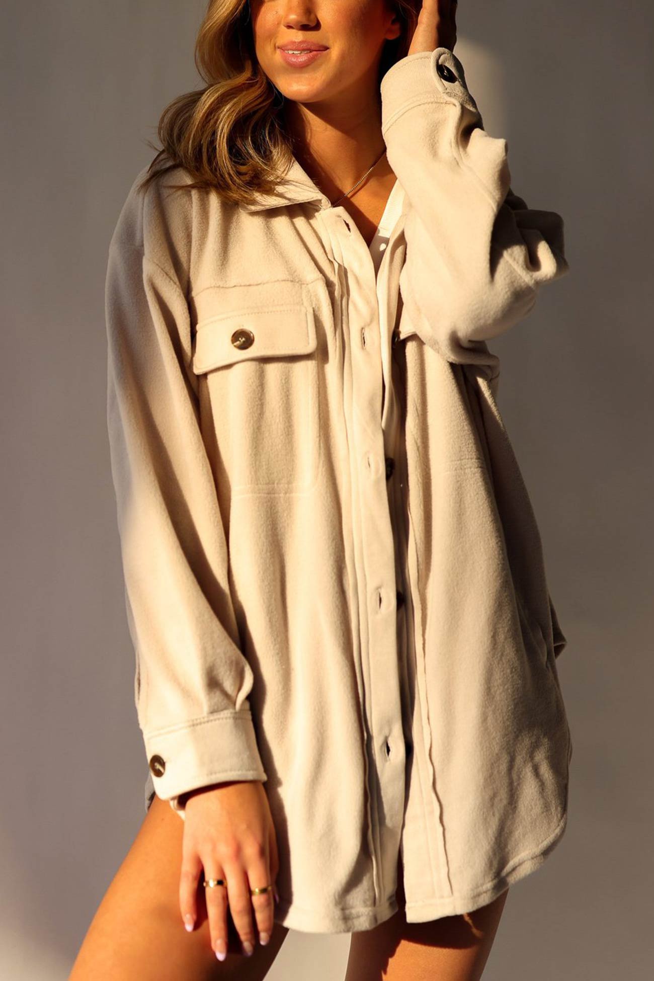 Wihara Shacket mit Taschen