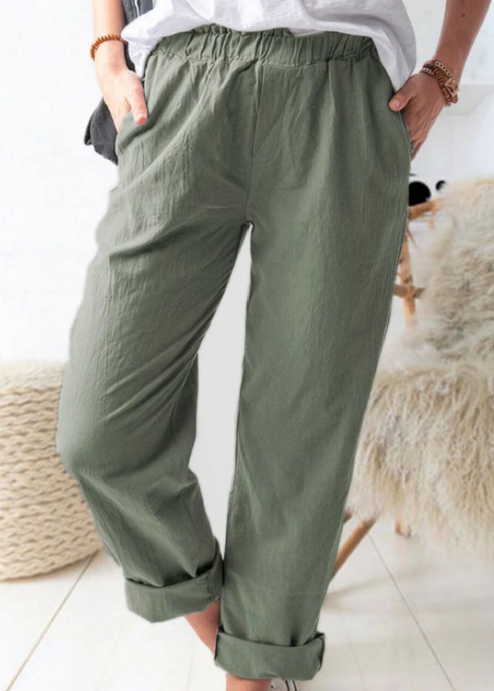 Sonya – Modische Leinenhose