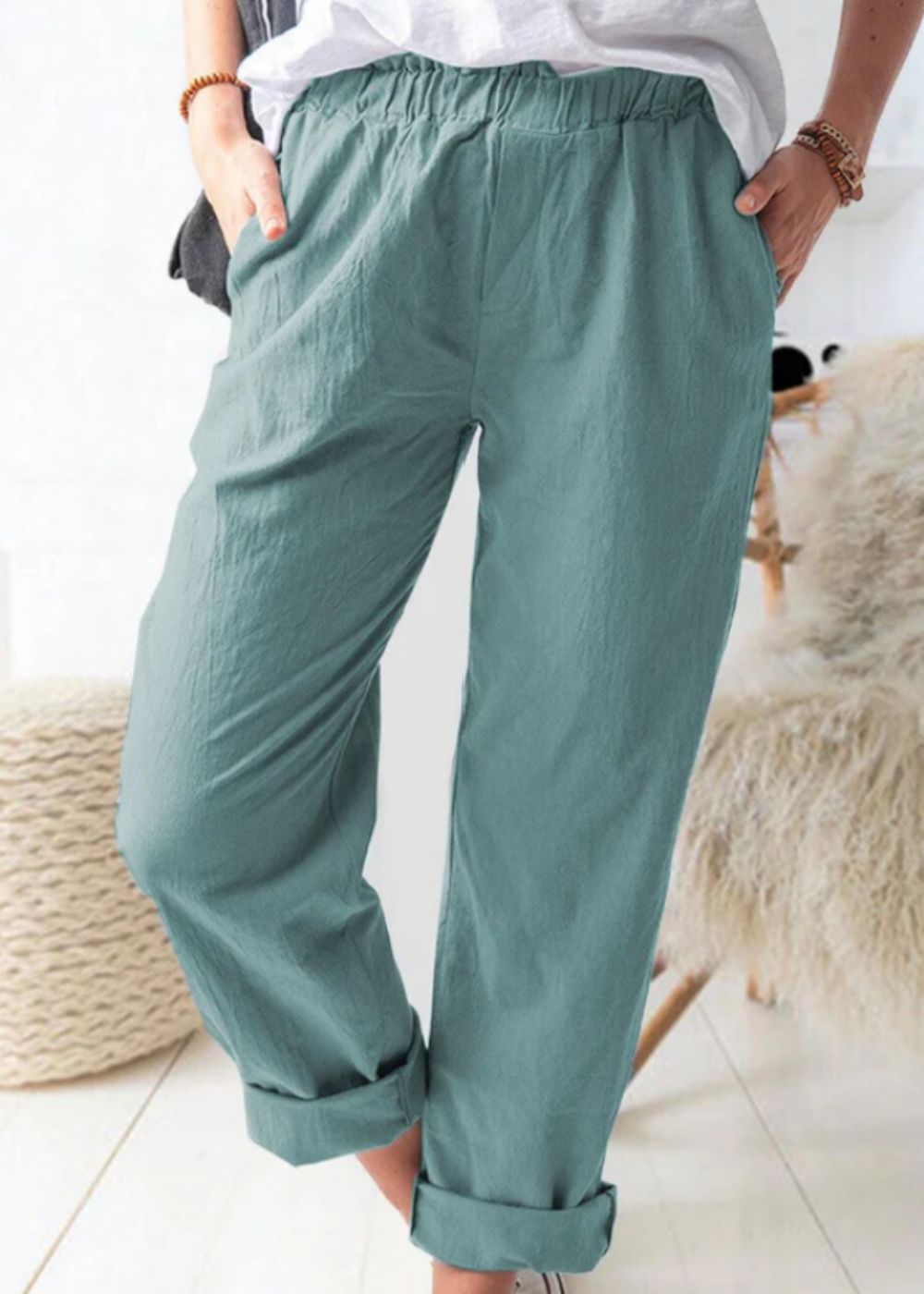 Sonya – Modische Leinenhose