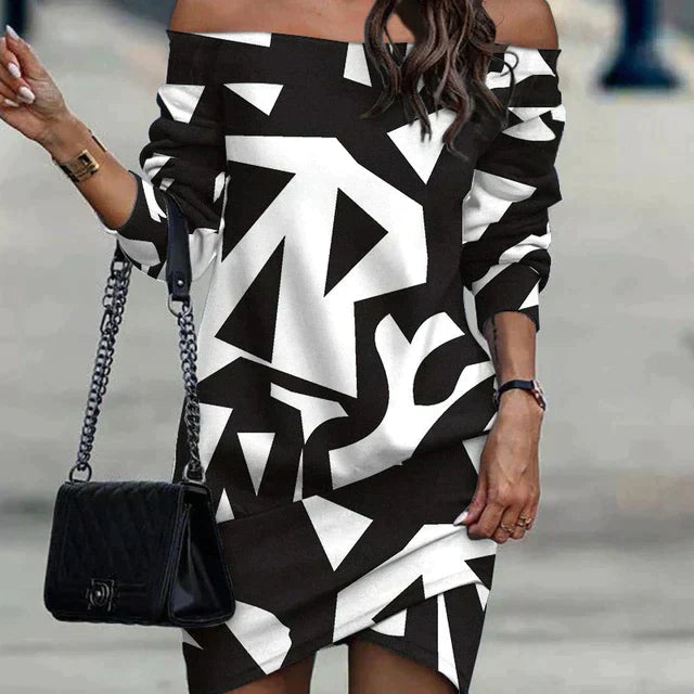 Verführerisches Kleid von Lisa mit Ausschnitt und Schlitz