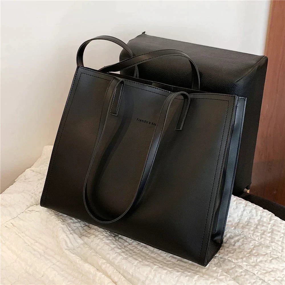 Damen-Leder Tote Bag – elegant und geräumig